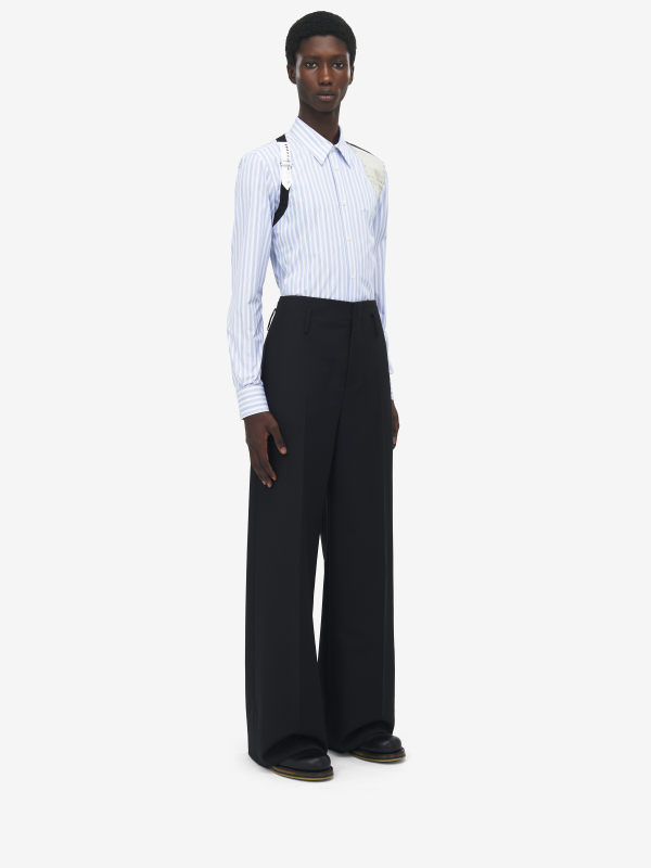 ALEXANDER MCQUEEN - Wide Leg Tailored Trousers - Item 826453QUAAE2518